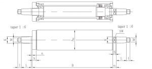 SBA Belt-Driven Spindles Drawing