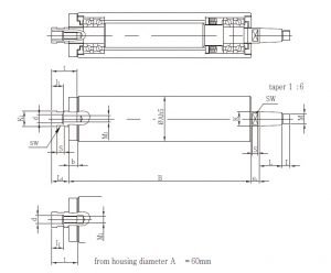 SBIX Belt-Driven Spindles Drawing